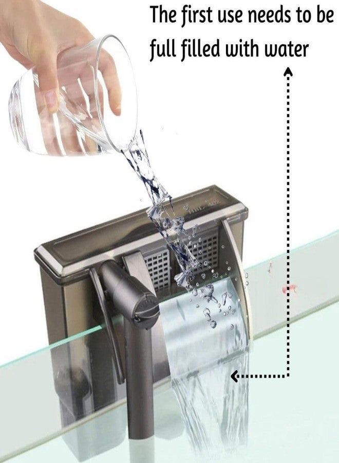 VAYINATO® HBL-303 | 3W | 350L/H Aquarium Hang on Filter for Fish Tank | Suitable for Both Fresh and Salt Water - Image 4